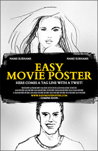 Easy Movie Poster template